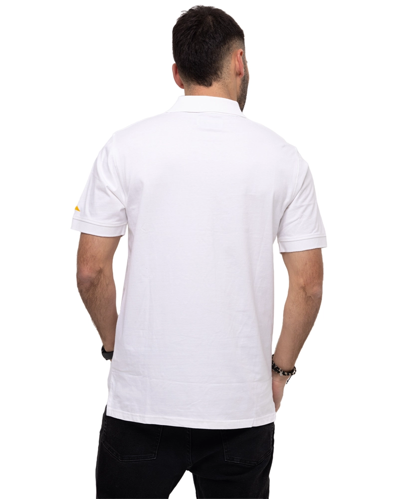 POLO CAT LOGO JERSEY POLO BLANCO HOMBRE - 4