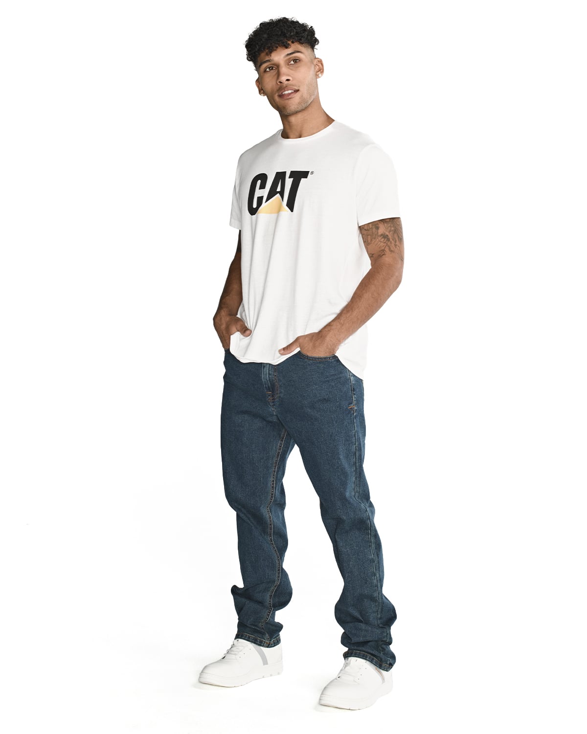 JEANS ALGODÓN HOMBRE CAT AZUL CASUAL TRIBLEND STRETCH DENS - 2