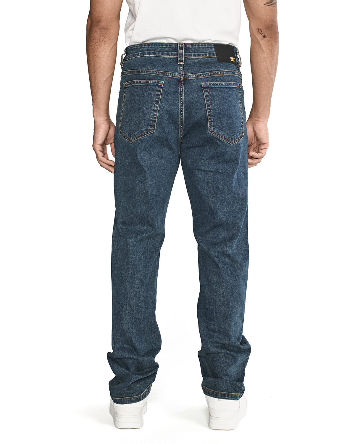 JEANS ALGODÓN HOMBRE CAT AZUL CASUAL TRIBLEND STRETCH DENS - 8