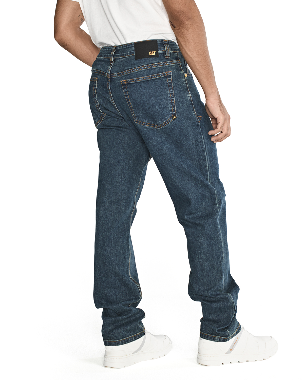 JEANS ALGODÓN HOMBRE CAT AZUL CASUAL TRIBLEND STRETCH DENS - 9