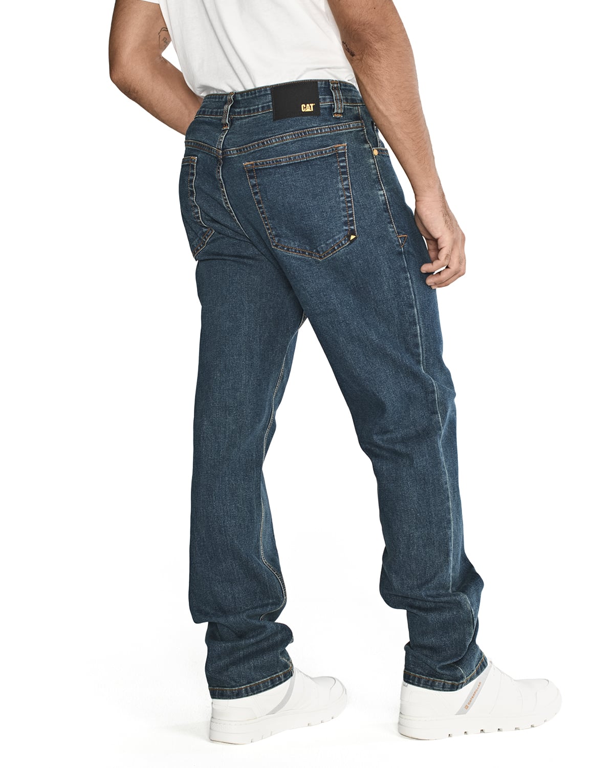 JEANS ALGODÓN HOMBRE CAT AZUL CASUAL TRIBLEND STRETCH DENS - 9