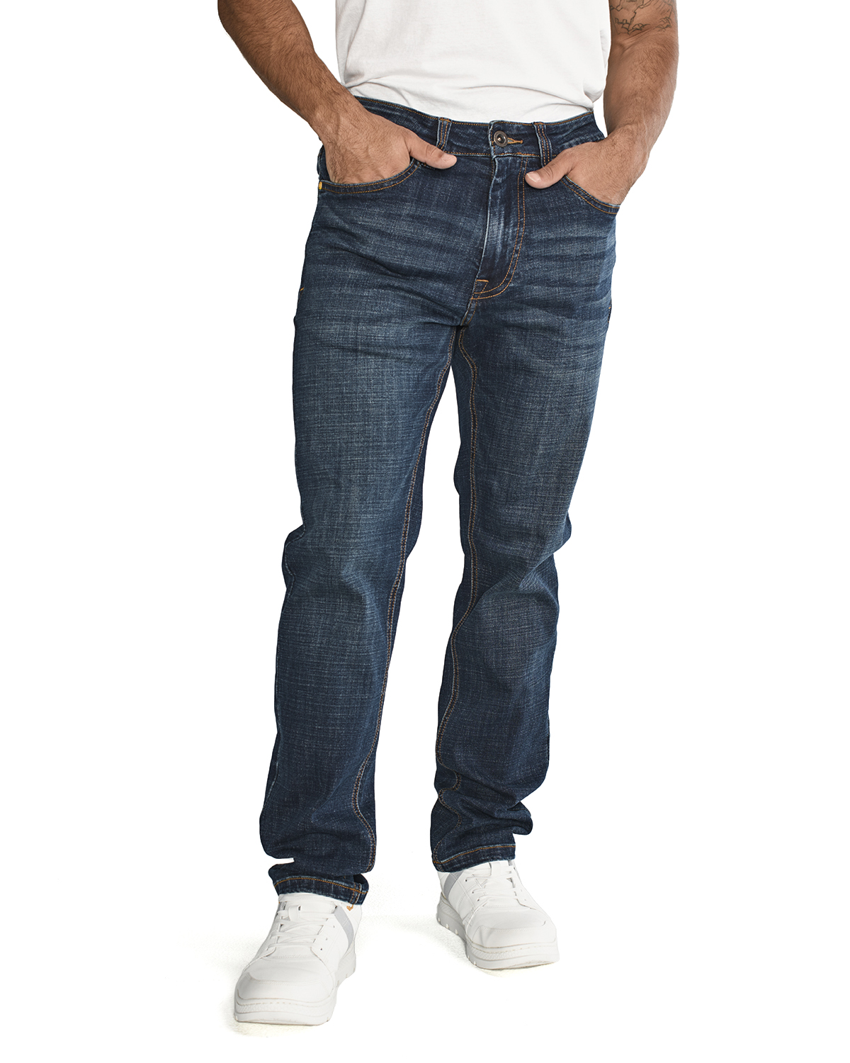 JEANS ALGODÓN HOMBRE CAT BLANCO COOLMAX DENIM SLIM - 4