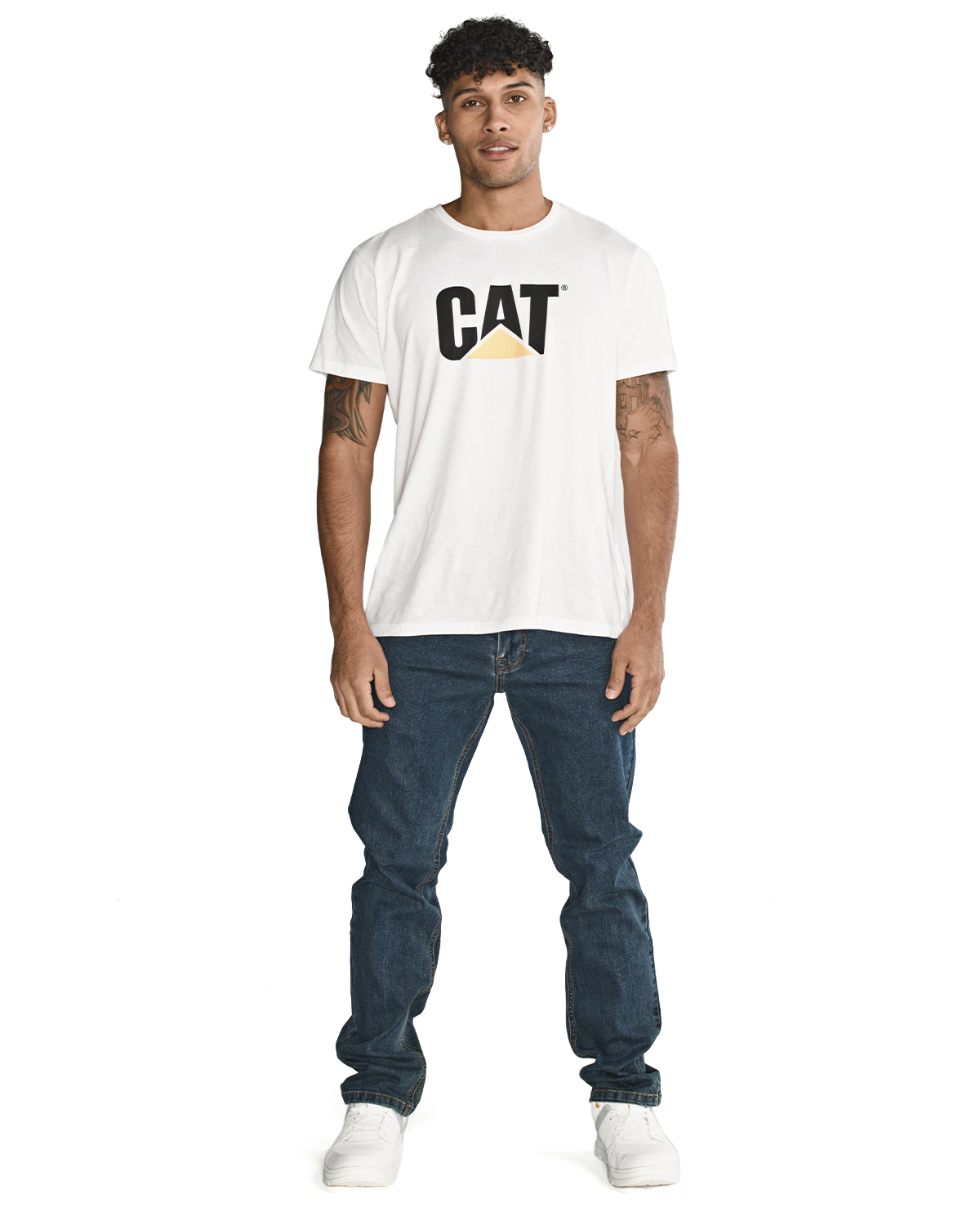 JEANS CAT TRIBLEND STRETCH DENS AZUL HOMBRE - 1
