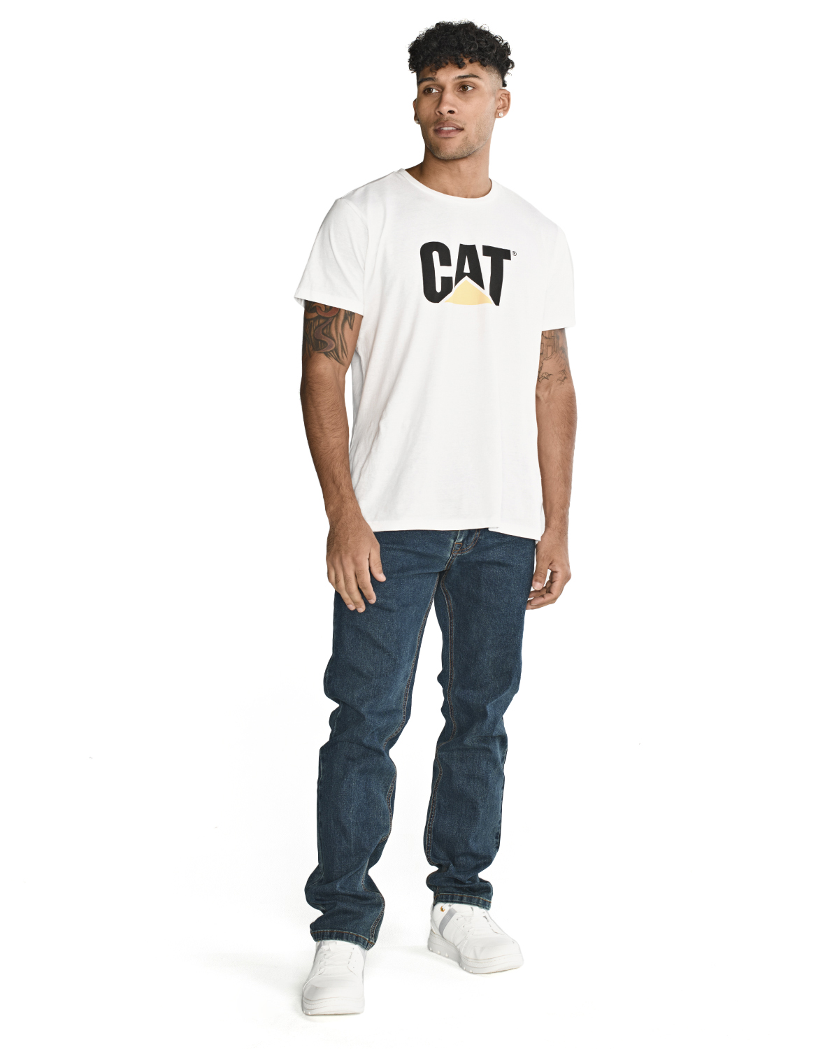 JEANS CAT TRIBLEND STRETCH DENS AZUL HOMBRE - 2
