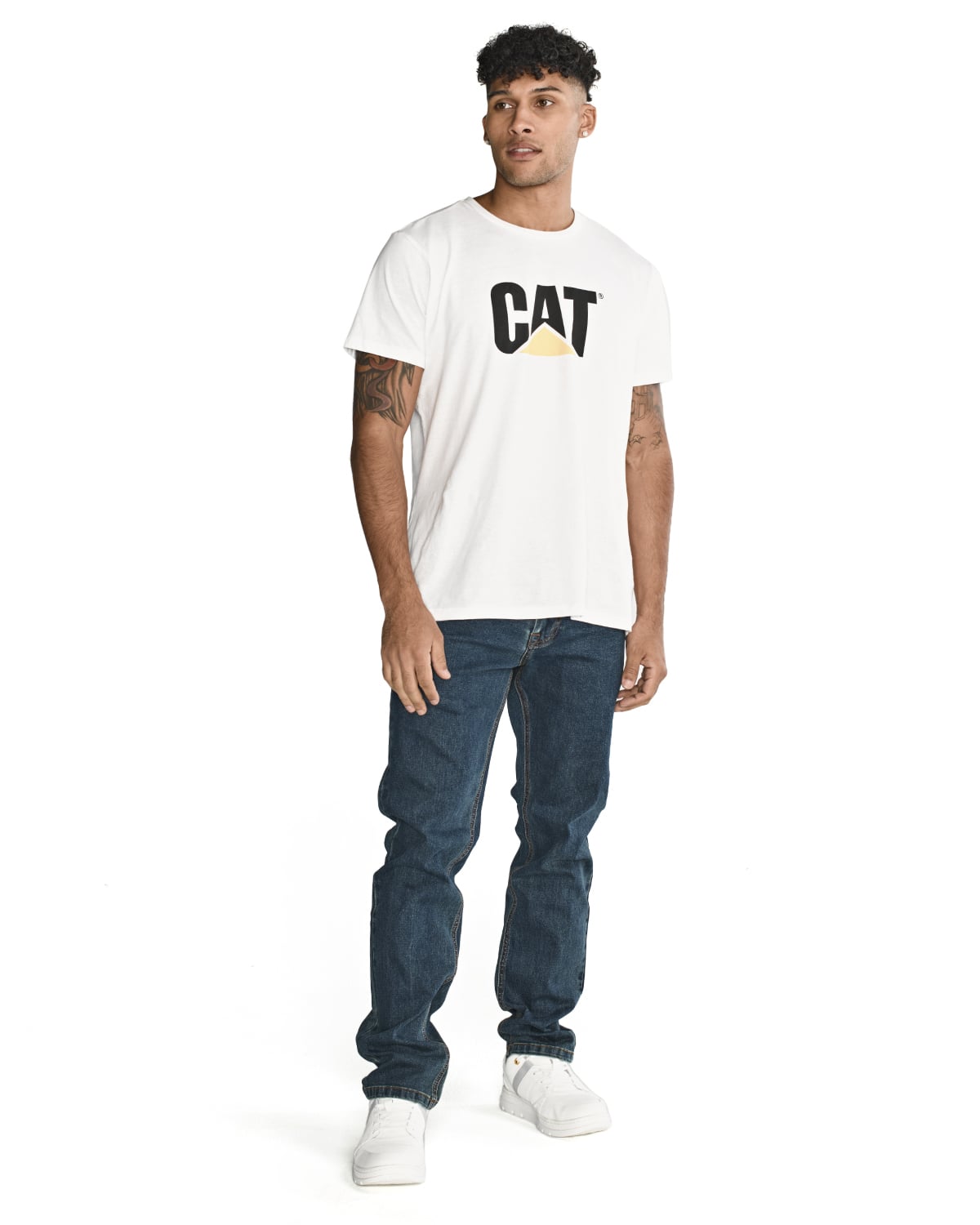 JEANS CAT TRIBLEND STRETCH DENS AZUL HOMBRE - 2