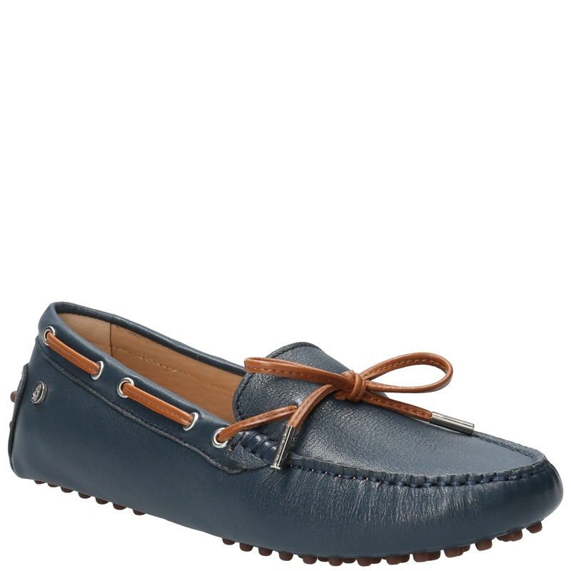 MOCASIN HUSH PUPPIES MUJER RIBBON  AZUL - 1
