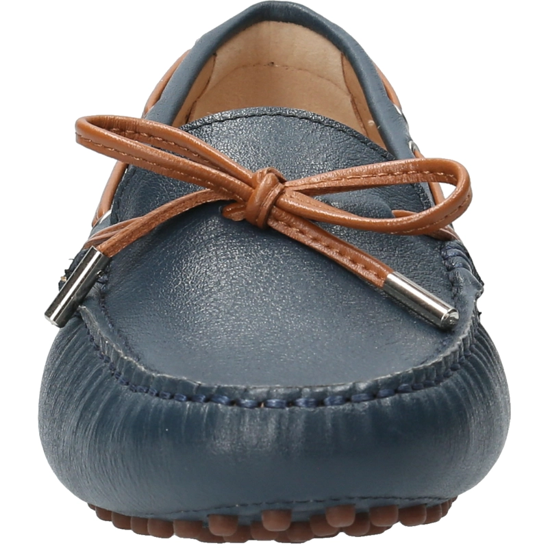 MOCASIN HUSH PUPPIES MUJER RIBBON  AZUL - 3