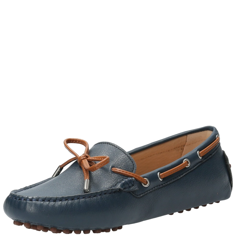 MOCASIN HUSH PUPPIES MUJER RIBBON  AZUL - 4