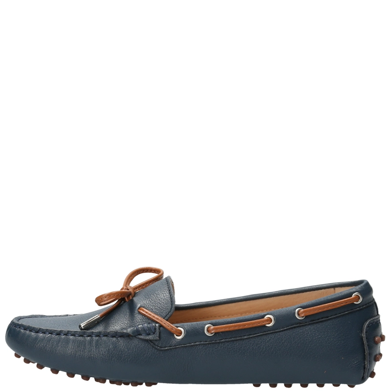 MOCASIN HUSH PUPPIES MUJER RIBBON  AZUL - 5