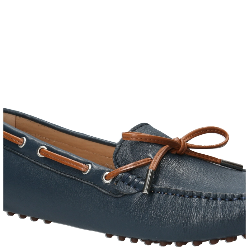 MOCASIN HUSH PUPPIES MUJER RIBBON  AZUL - 7