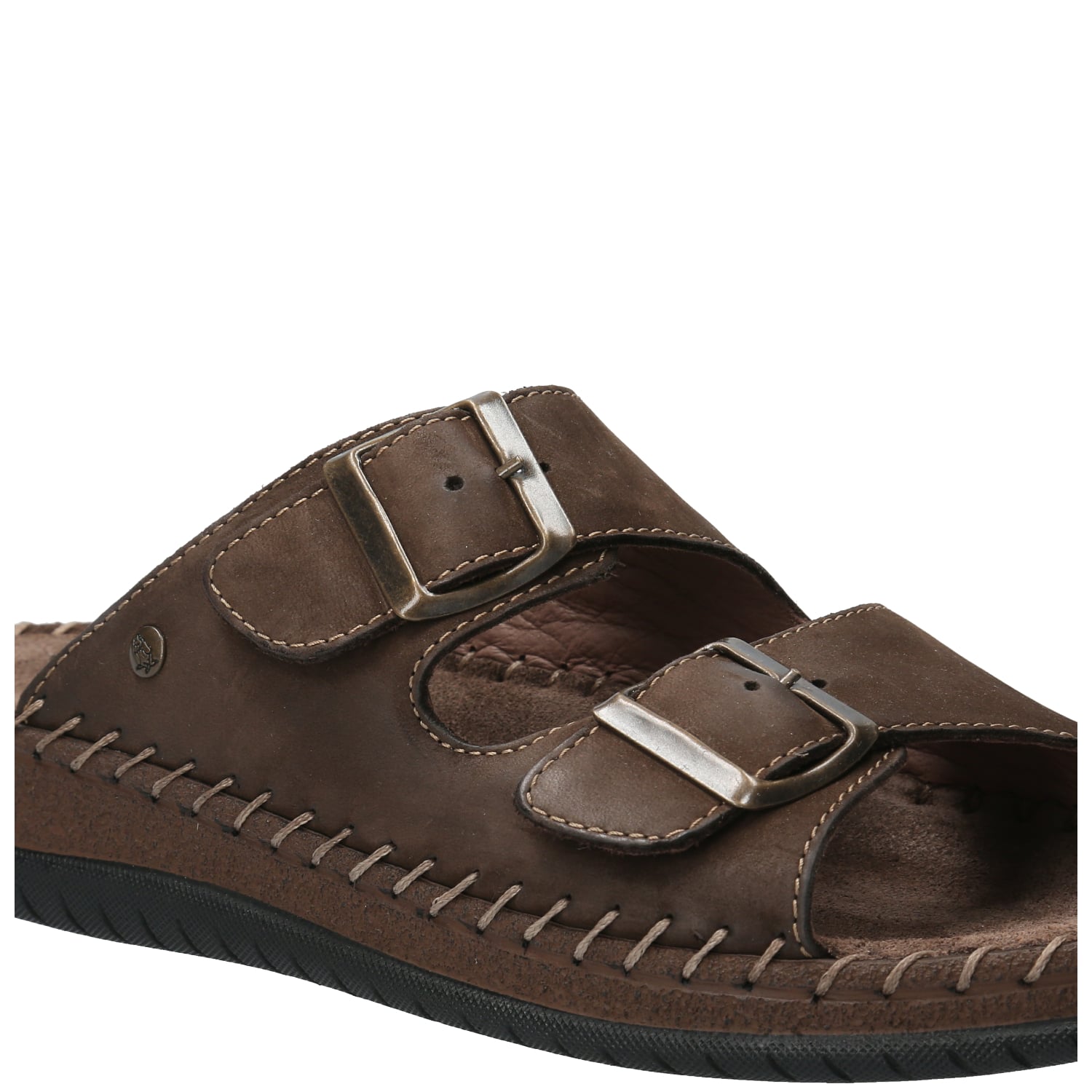 SANDALIAS HOMBRE HUSH-PUPPIES CUERO UMBE CAFÉ - 7