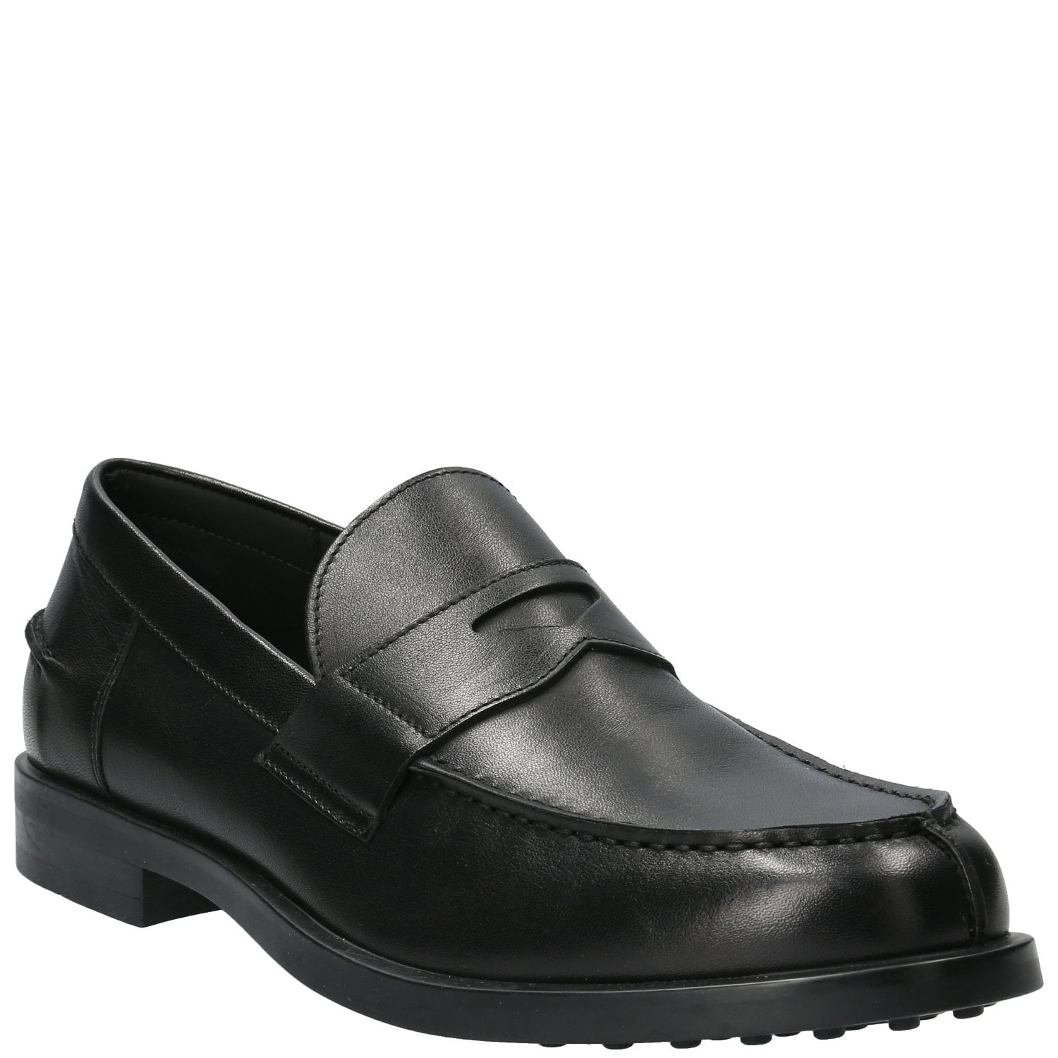 MOCASINES HOMBRE HUSH-PUPPIES CUERO LUCANOS CAFÉ OSCURO - 1