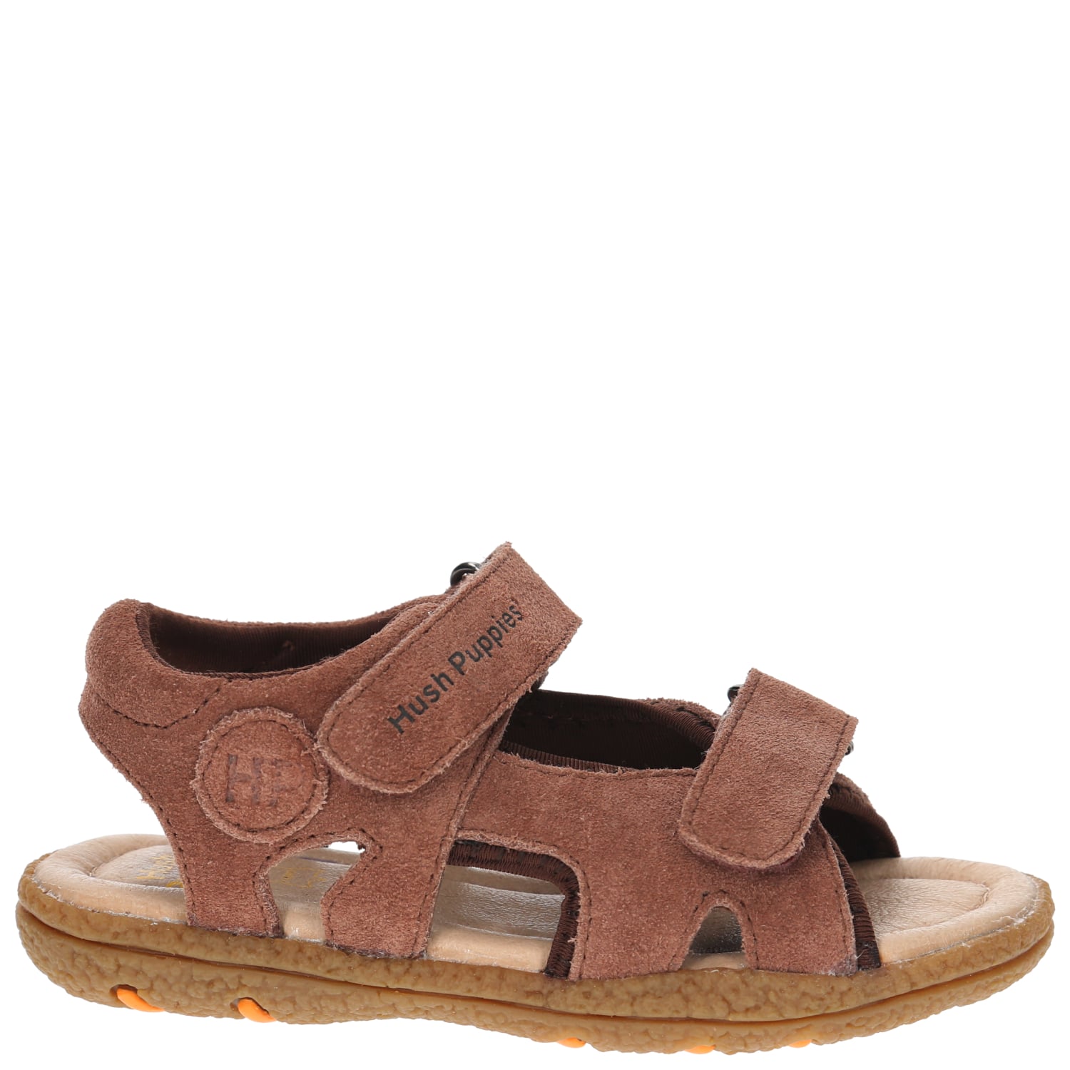 SANDALIA CUERO HUSH PUPPIES BORNEO [26-35] TAN NIÑO - 2