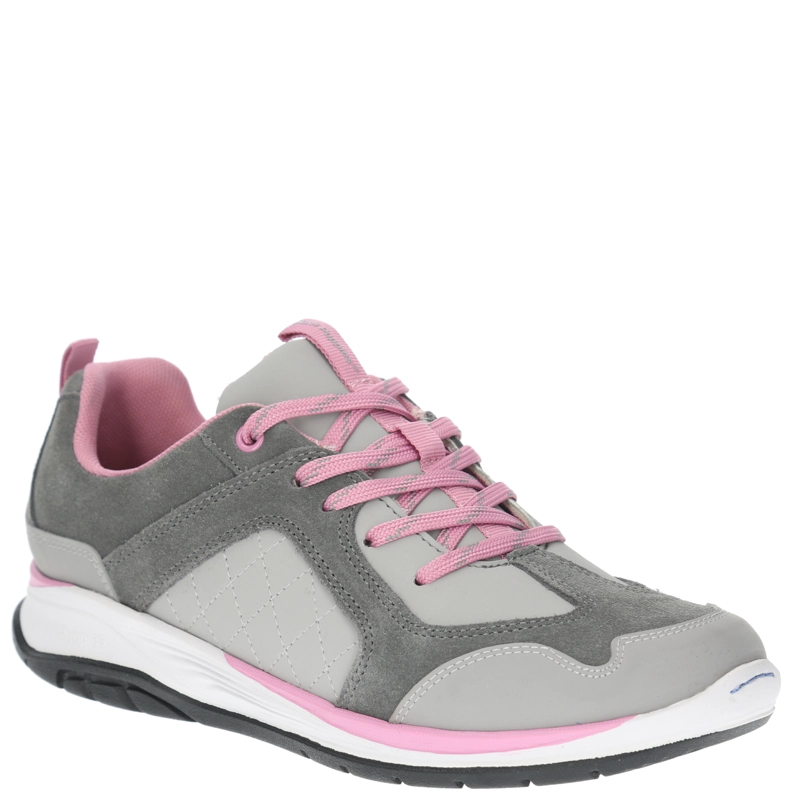 ZAPATILLA CUERO HUSH PUPPIES BOSCO [30-40] GRIS NIÑA - 1