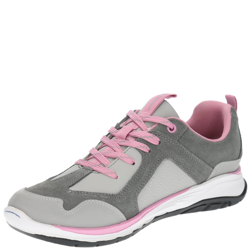 ZAPATILLA CUERO HUSH PUPPIES BOSCO [30-40] GRIS NIÑA - 4