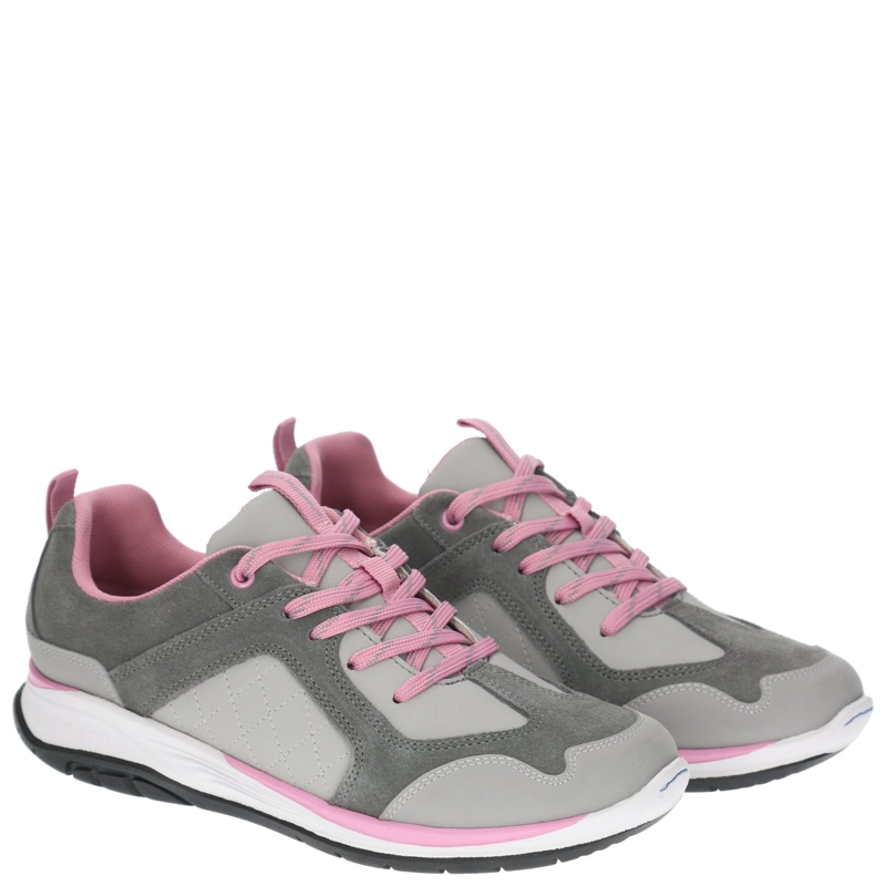 ZAPATILLA CUERO HUSH PUPPIES BOSCO [30-40] GRIS NIÑA - 7