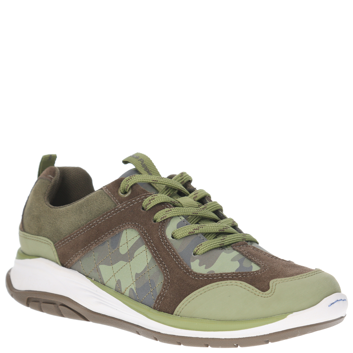 ZAPATILLA CUERO HUSH PUPPIES BOSCO [30-35] VERDE NIÑO - 1