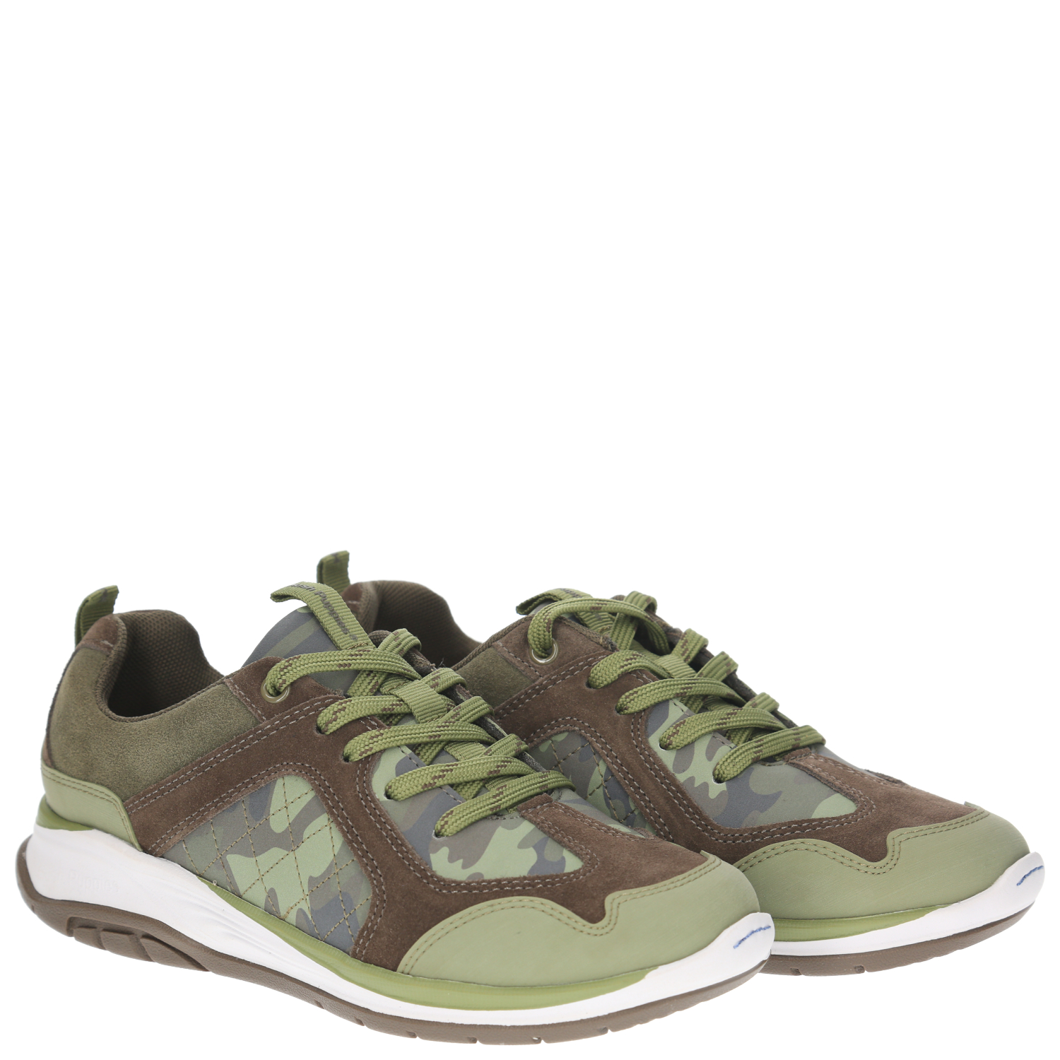 ZAPATILLA CUERO HUSH PUPPIES BOSCO [30-35] VERDE NIÑO - 7