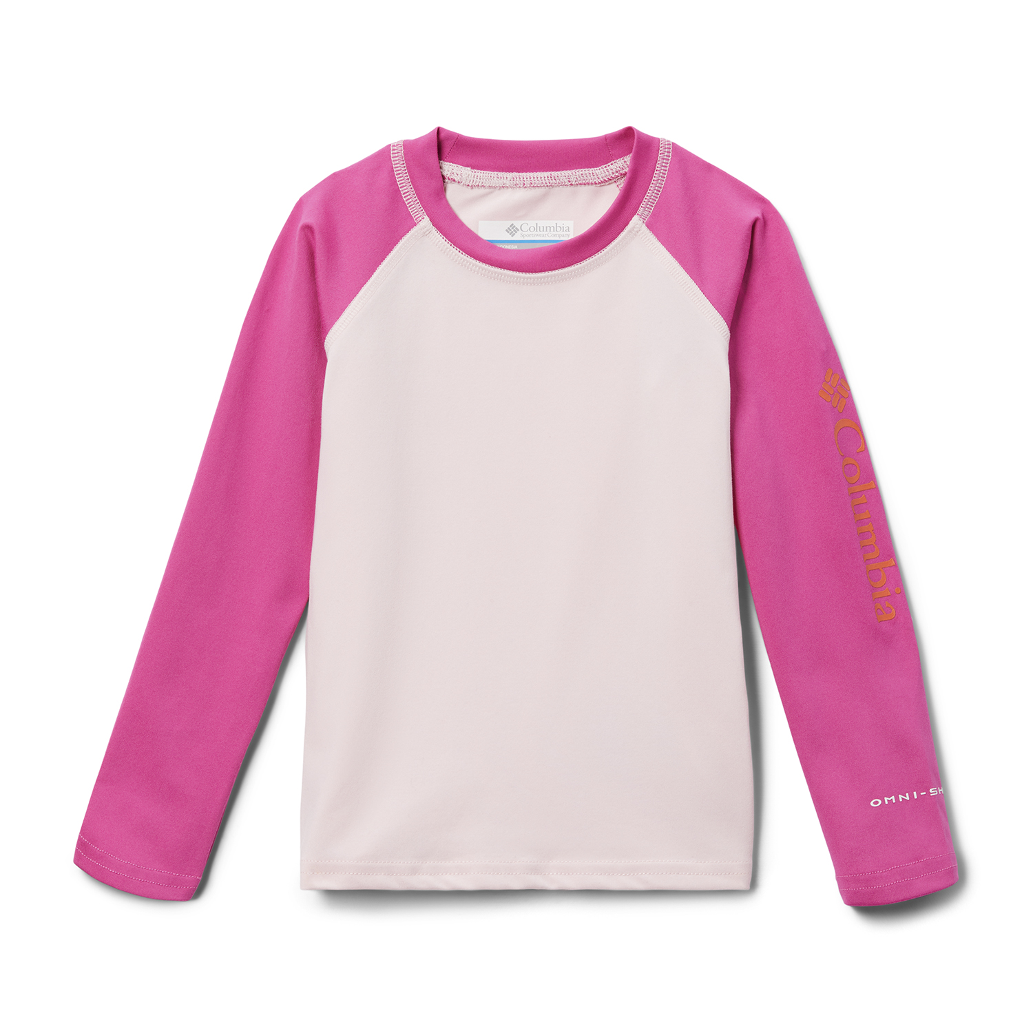 POLERA MANGA LARGA NIÑO COLUMBIA SANDY SHORES ROSADO - 1