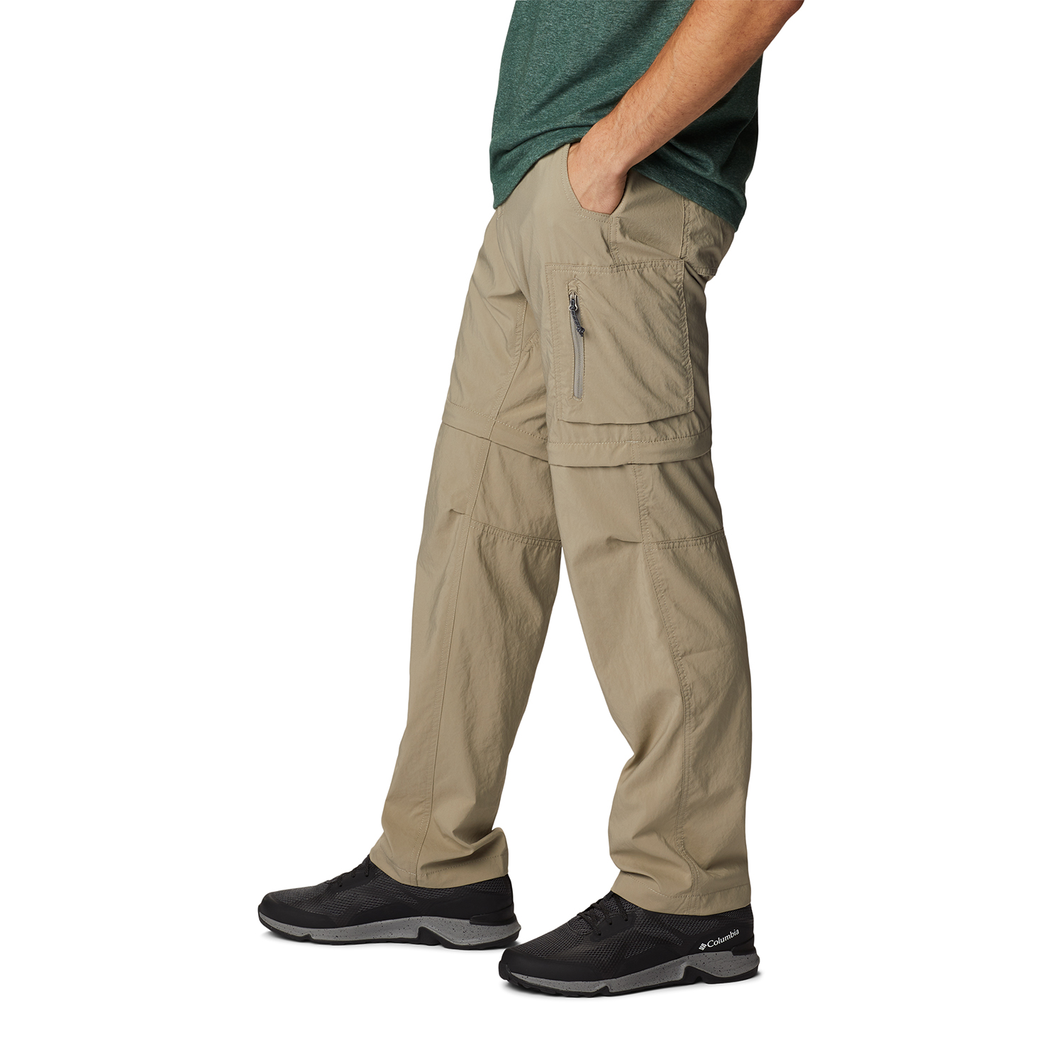 PANTALÓN COLUMBIA SILVER RDG CONV PANT BEIGE HOMBRE - 2