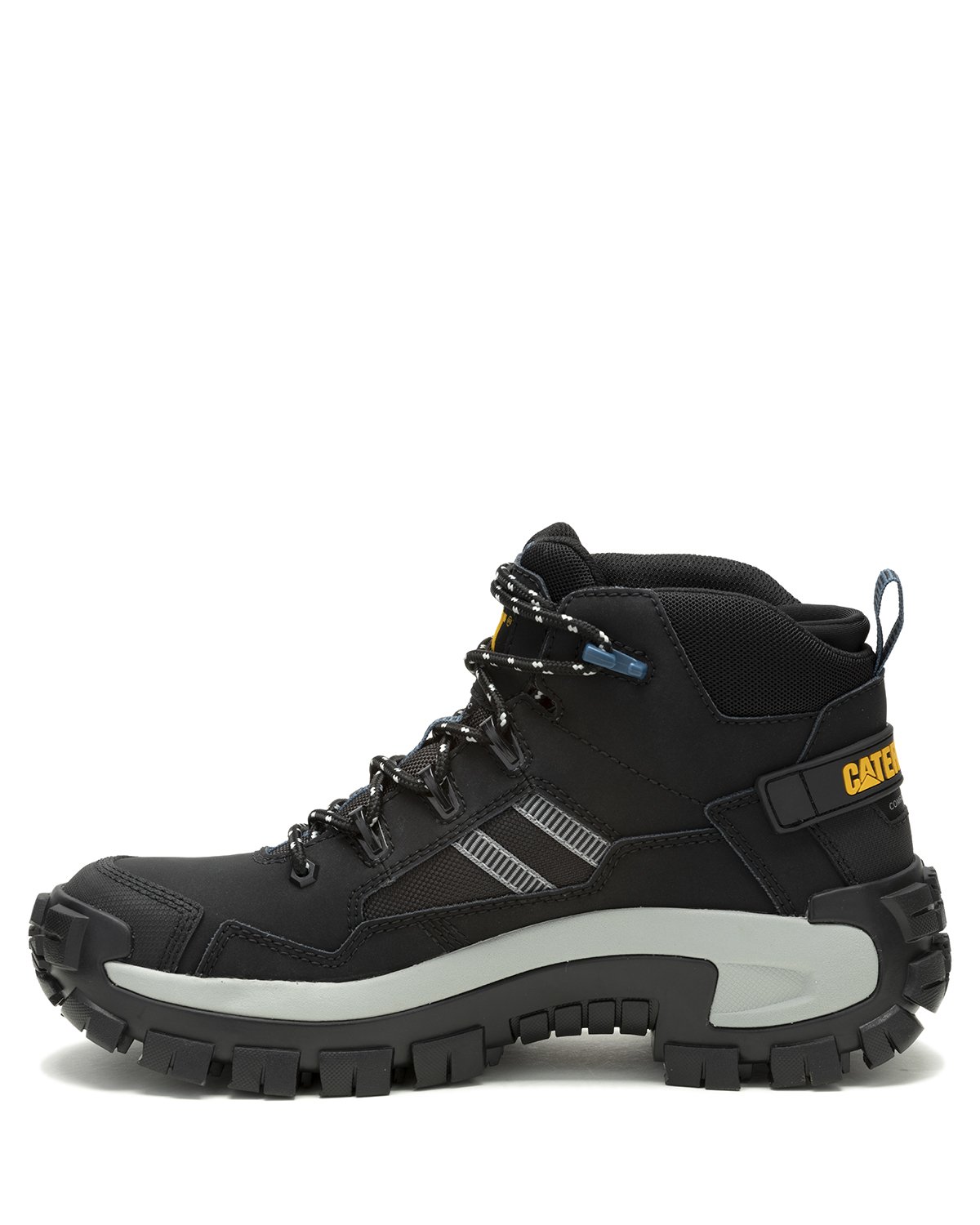 BOTA CUERO CAT INVADER MID VENT CT NEGRO HOMBRE - 4