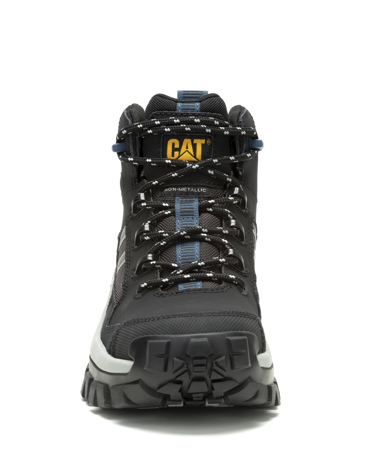 BOTA CUERO CAT INVADER MID VENT CT NEGRO HOMBRE - 6
