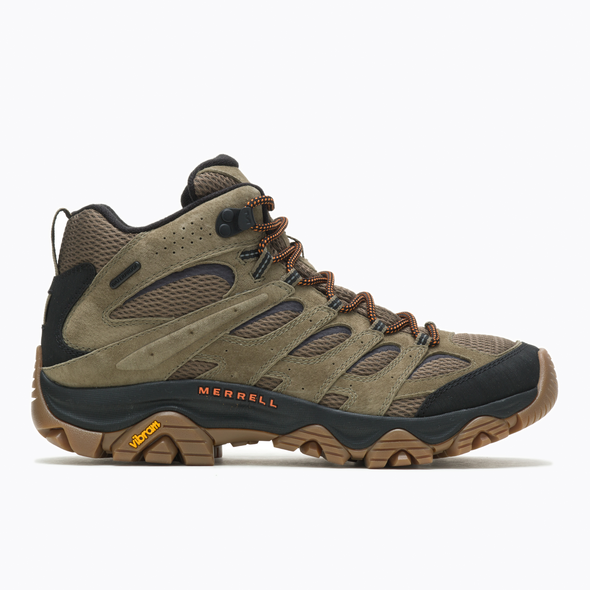 BOTÍN IMPERMEABLE MERRELL HOMBRE MOAB 3 MID WP OLIVA - 1