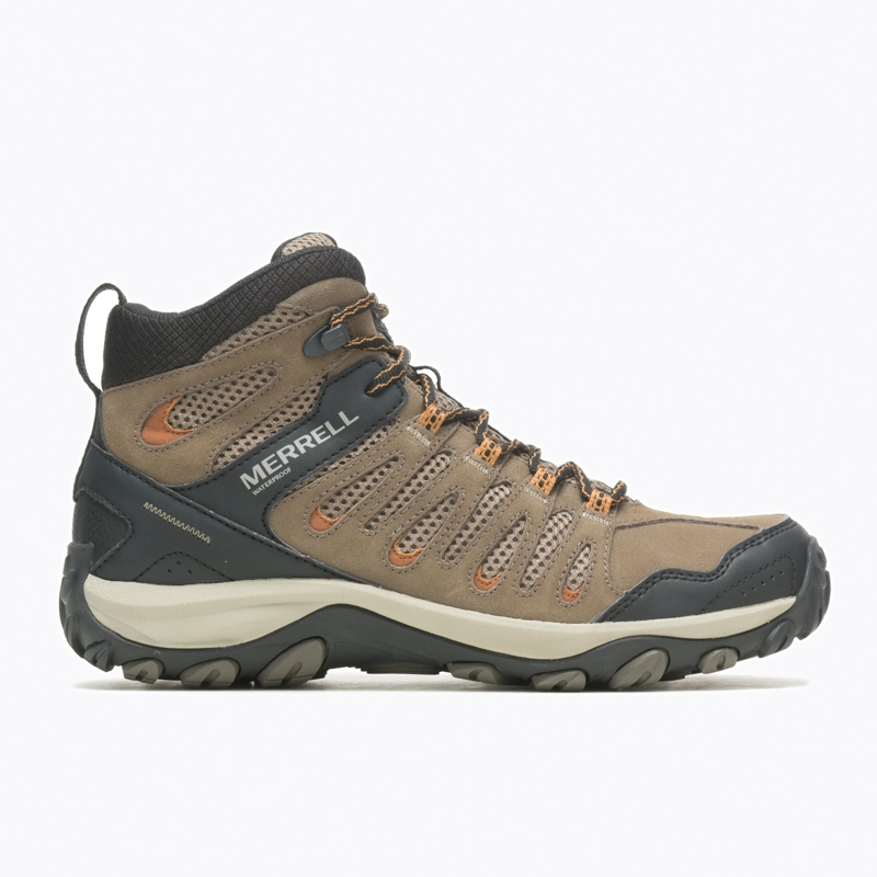 BOTIN IMPERM MERRELL HOMBRE CROSSLANDER 3 MID WP CAFE - 1