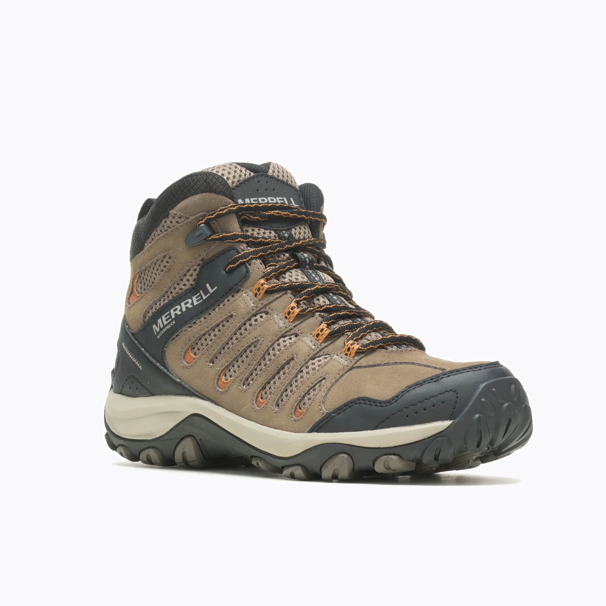 BOTIN IMPERM MERRELL HOMBRE CROSSLANDER 3 MID WP CAFE - 2