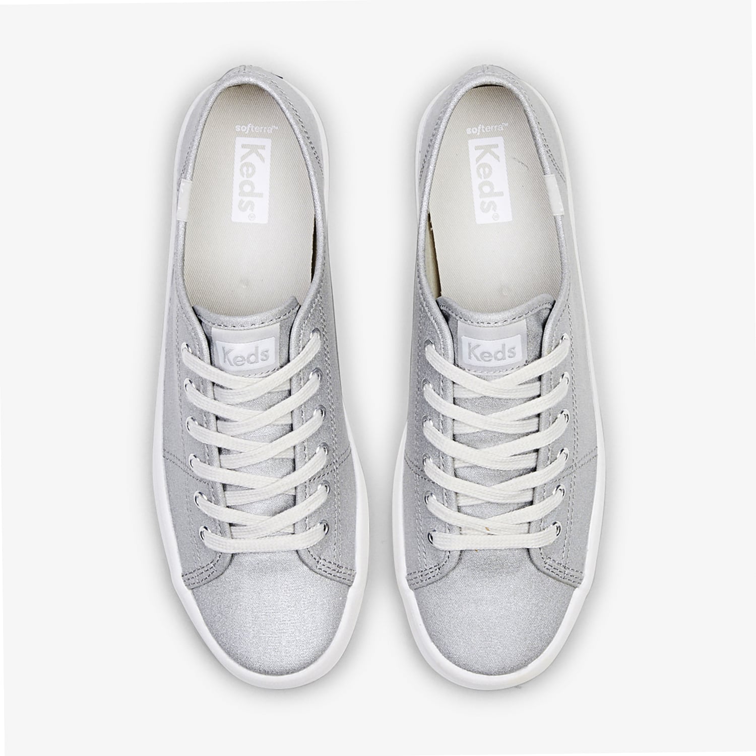 ZAPATILLA KEDS MUJER KICKSTART PLATEADA - 4