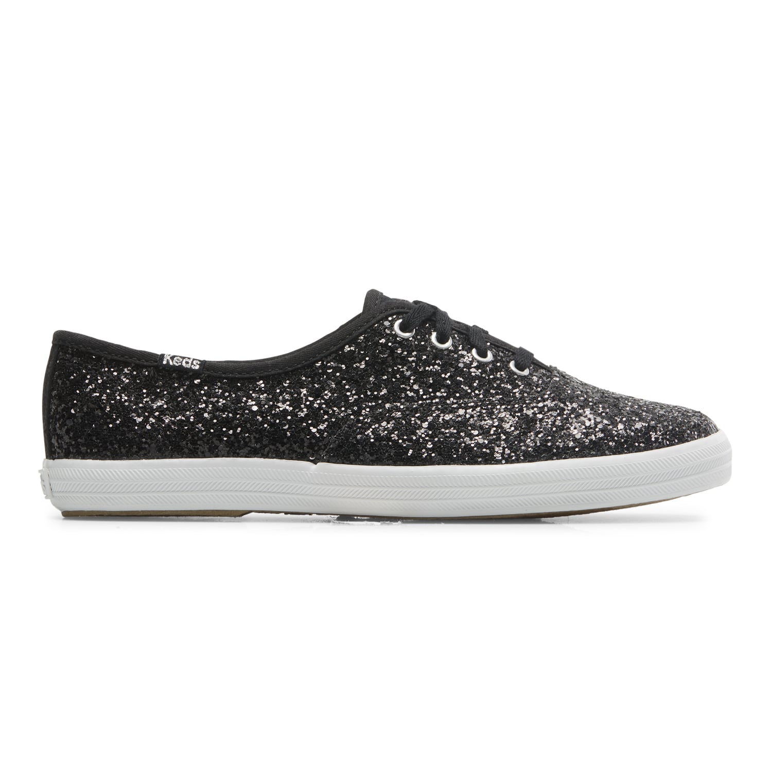 ZAPATILLAS MUJER KEDS CASUALES NEGRO CHAMPION GLITTER - 1