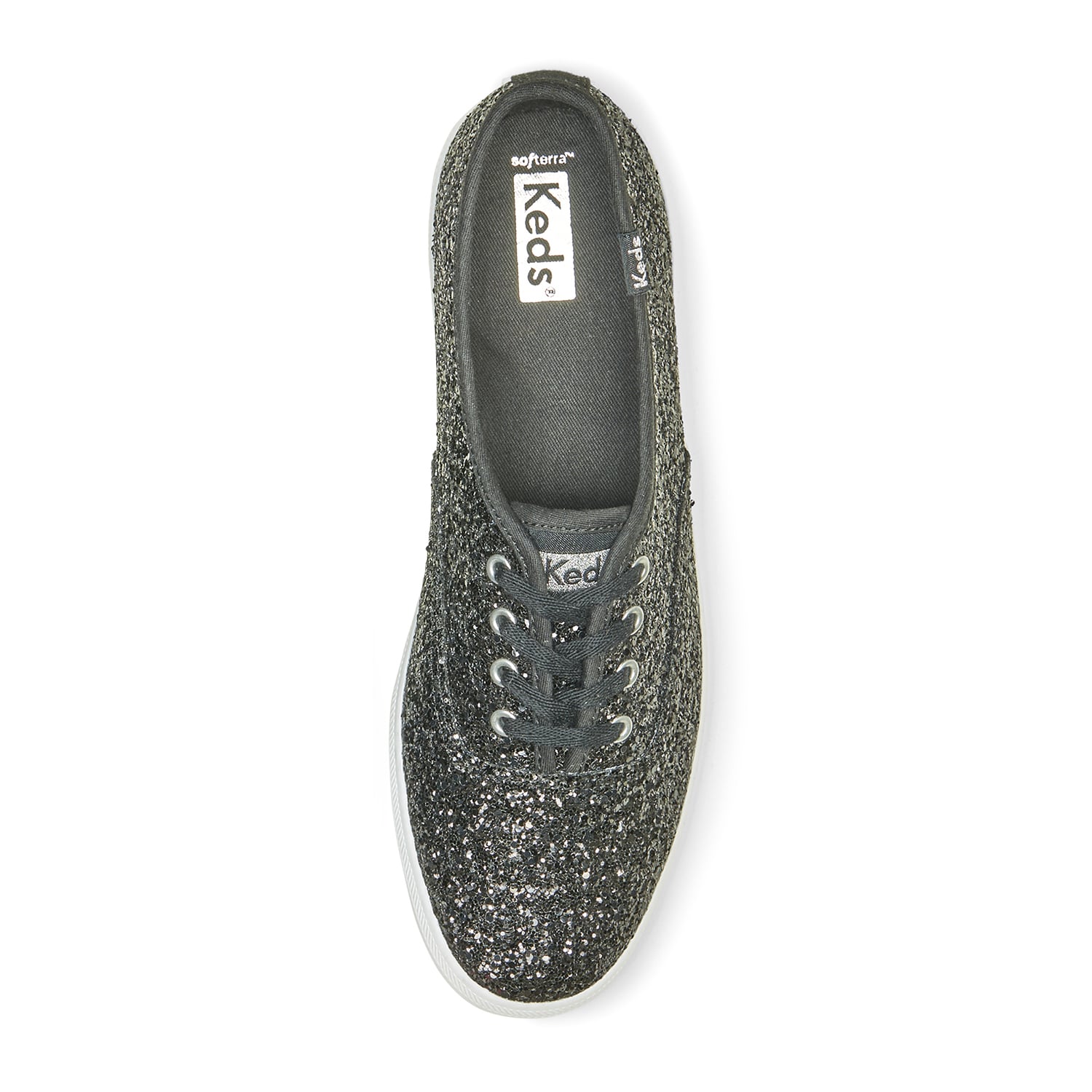 ZAPATILLAS MUJER KEDS CASUALES NEGRO CHAMPION GLITTER - 4