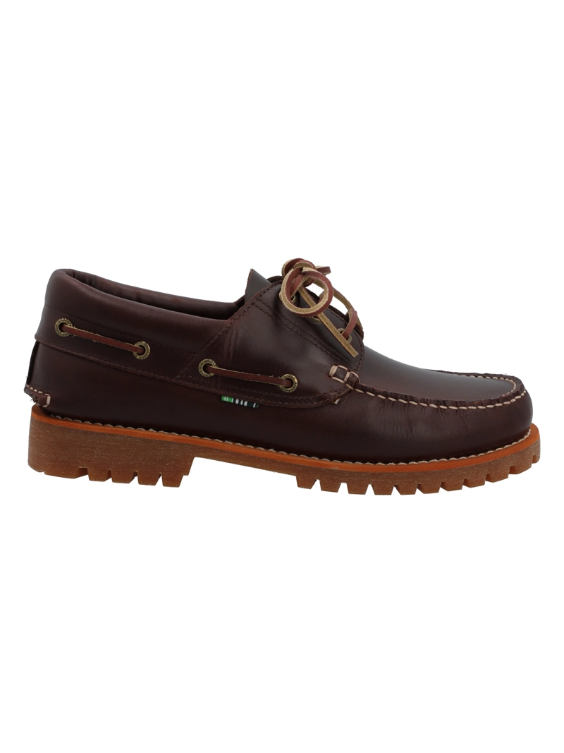 MOCASIN CUERO ROCKFORD HOMBRE NEW ROCKY IV CAFE  OSCURO - 1