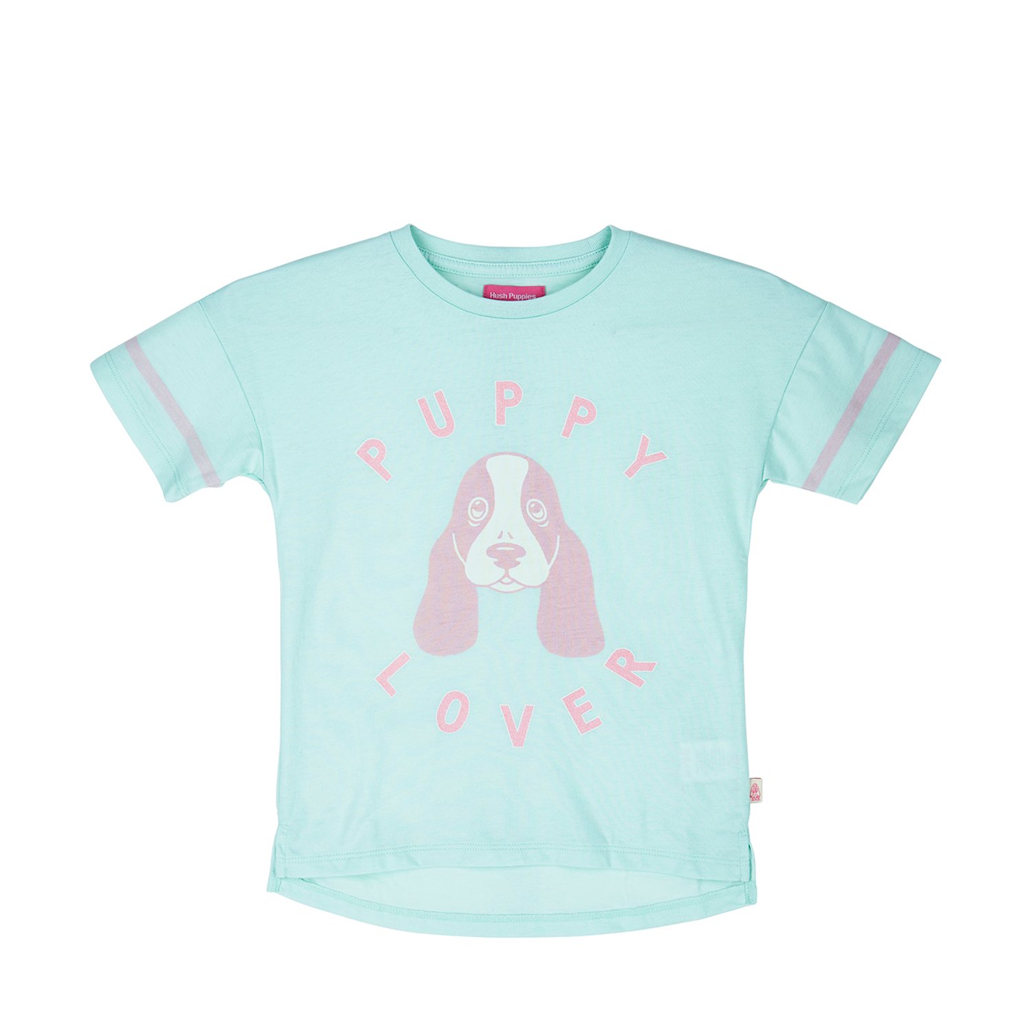 POLERA ALGODÓN NIÑA HUSH PUPPIES GS22-TSH/HOUSTON KIDS HUSTON AGUA - 1