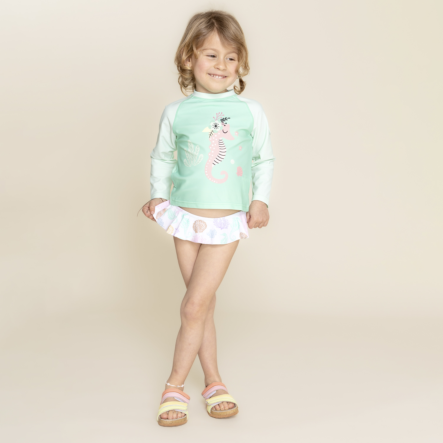 TRAJE DE BAÑO NIÑA HUSH-PUPPIES MENTA GS23-TDB/ARENA HUSH PUPPIES KIDS ARENA [1-3] - 4