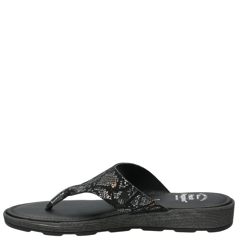 SANDALIA HUSH PUPPIES MUJER ROSSI NEGRO - 6