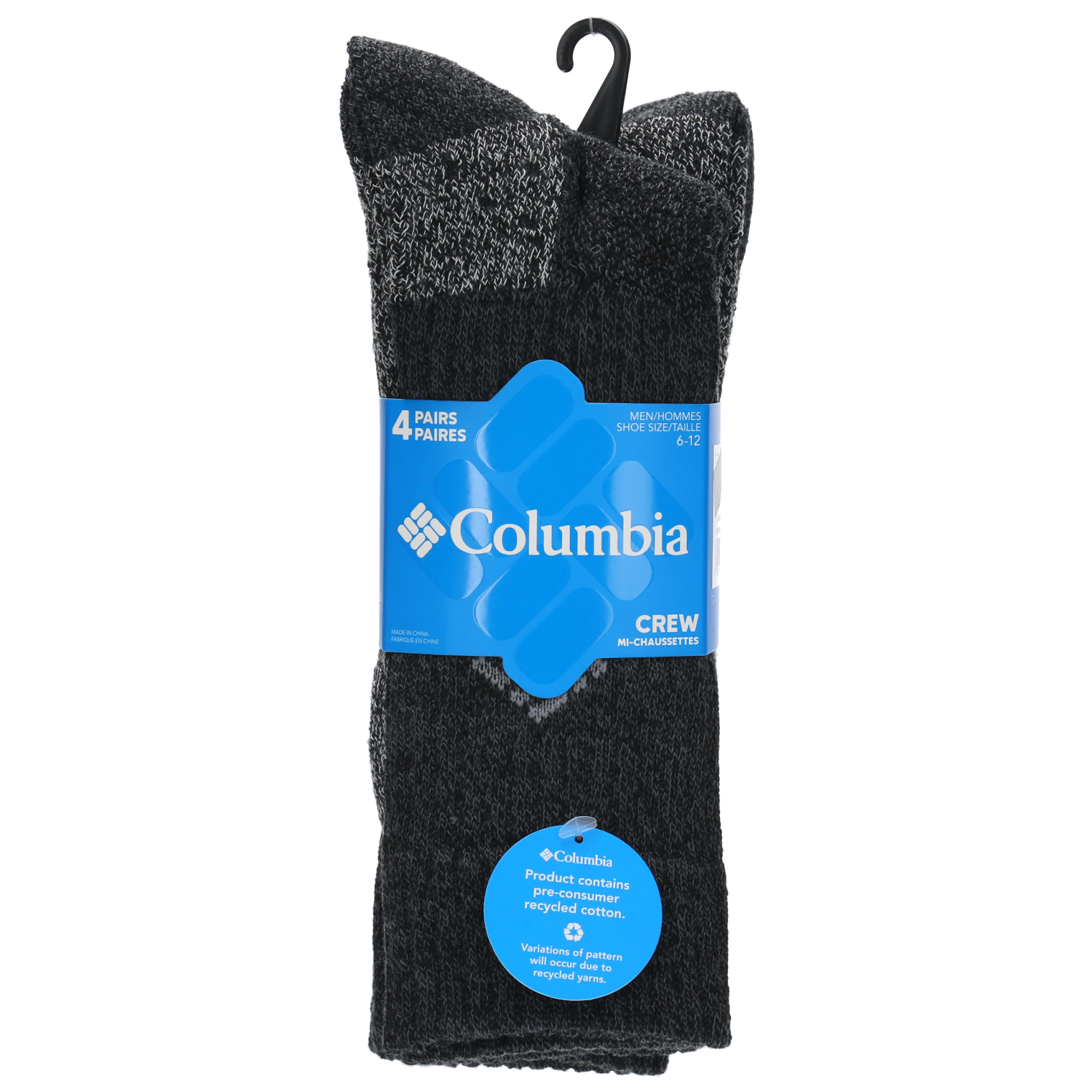 CALCETÍN COLUMBIA SOCKS MN 4P THRML NEGRO HOMBRE - 1