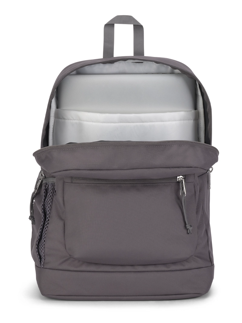 MOCHILA JANSPORT CROSS TOWN PLUS GRIS UNISEX - 4