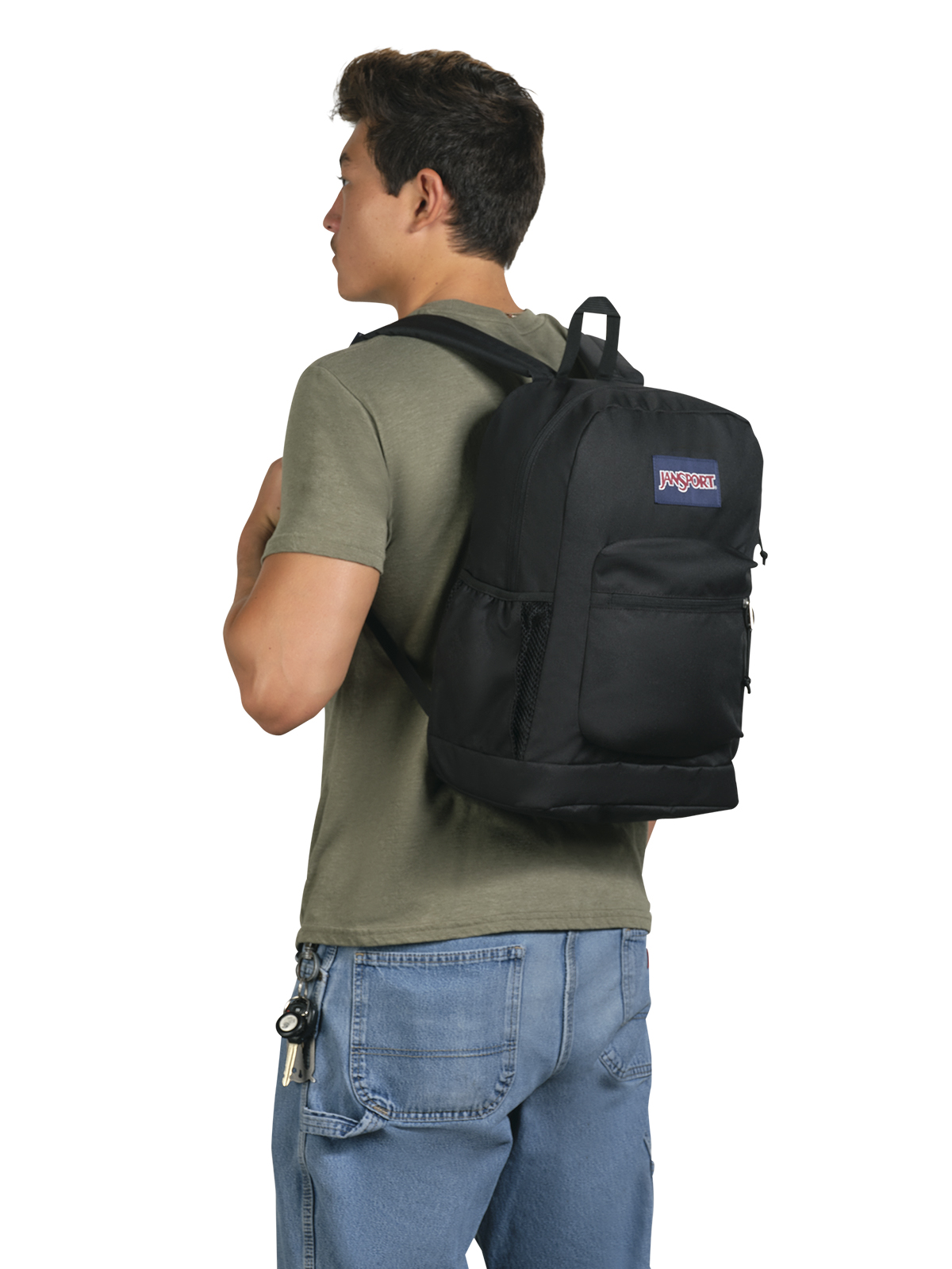 MOCHILA JANSPORT CROSS TOWN PLUS NEGRO UNISEX - 6