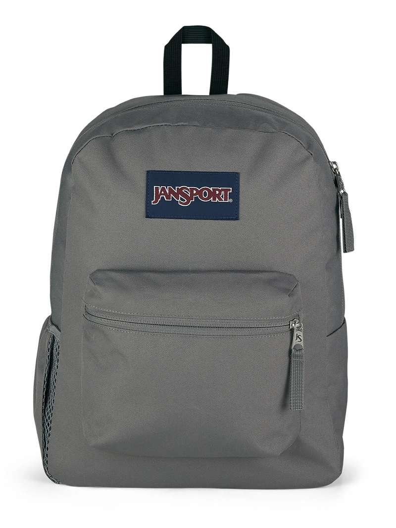 MOCHILA JANSPORT CROSS TOWN GRIS UNISEX - 1