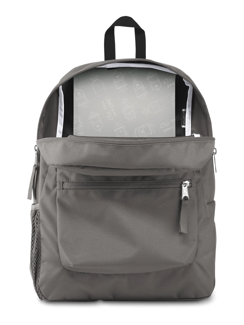 MOCHILA JANSPORT CROSS TOWN GRIS UNISEX - 4