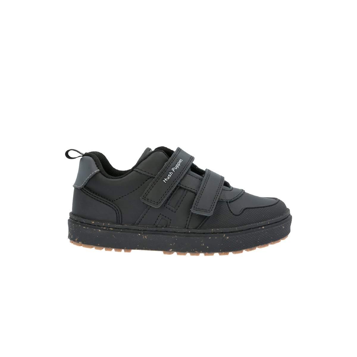 ZAPATILLA VELCR ESCOLAR HUSH PUPPIES OLIVER NEGRO NIÑO - 1