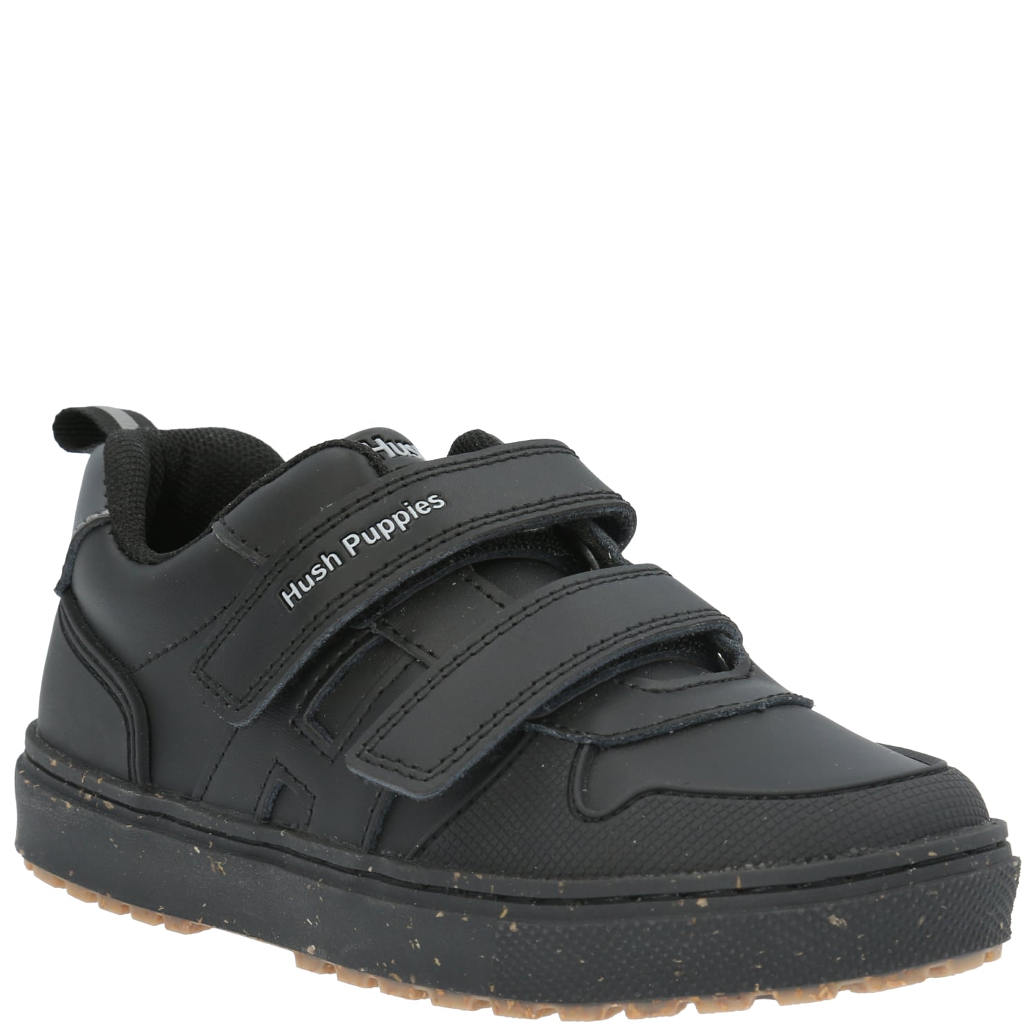 ZAPATILLA VELCR ESCOLAR HUSH PUPPIES OLIVER NEGRO NIÑO - 4