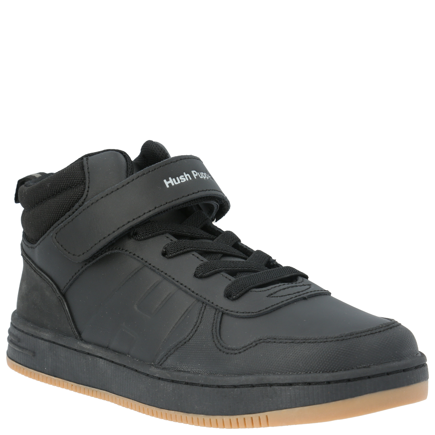 ZAPATILLA ESCOLAR HUSH PUPPIES TWIST HIGH NEGRO NIÑO - 4