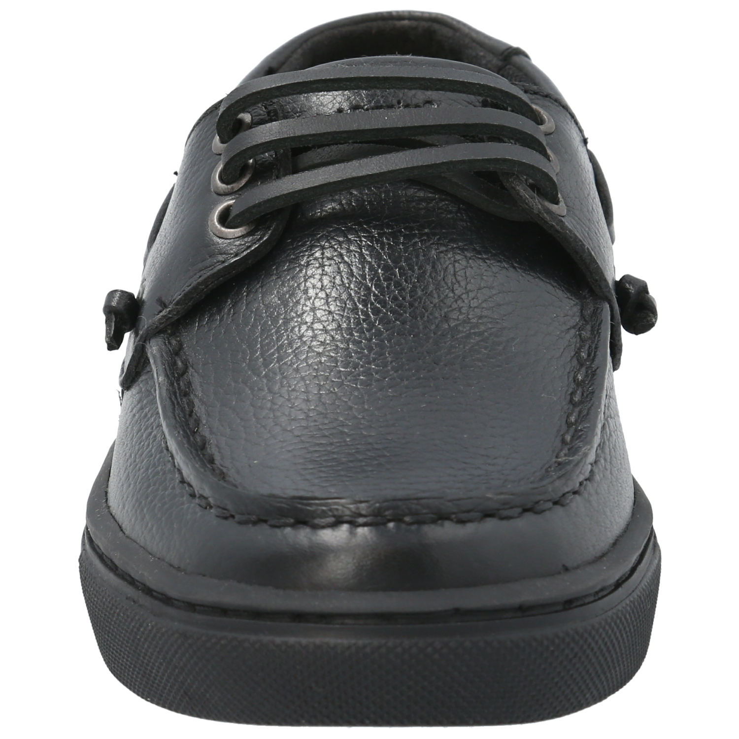 ZAPATO ESCOLAR DE CUERO HUSH PUPPIES DOYLE NEGRO NIÑO - 4