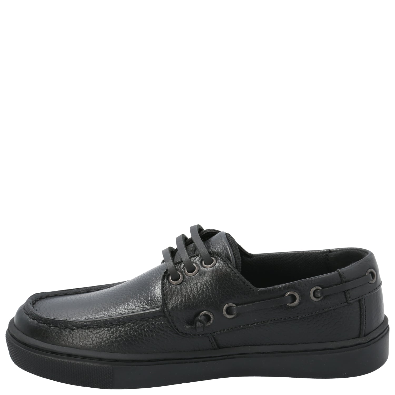 ZAPATO ESCOLAR DE CUERO HUSH PUPPIES DOYLE NEGRO NIÑO - 6