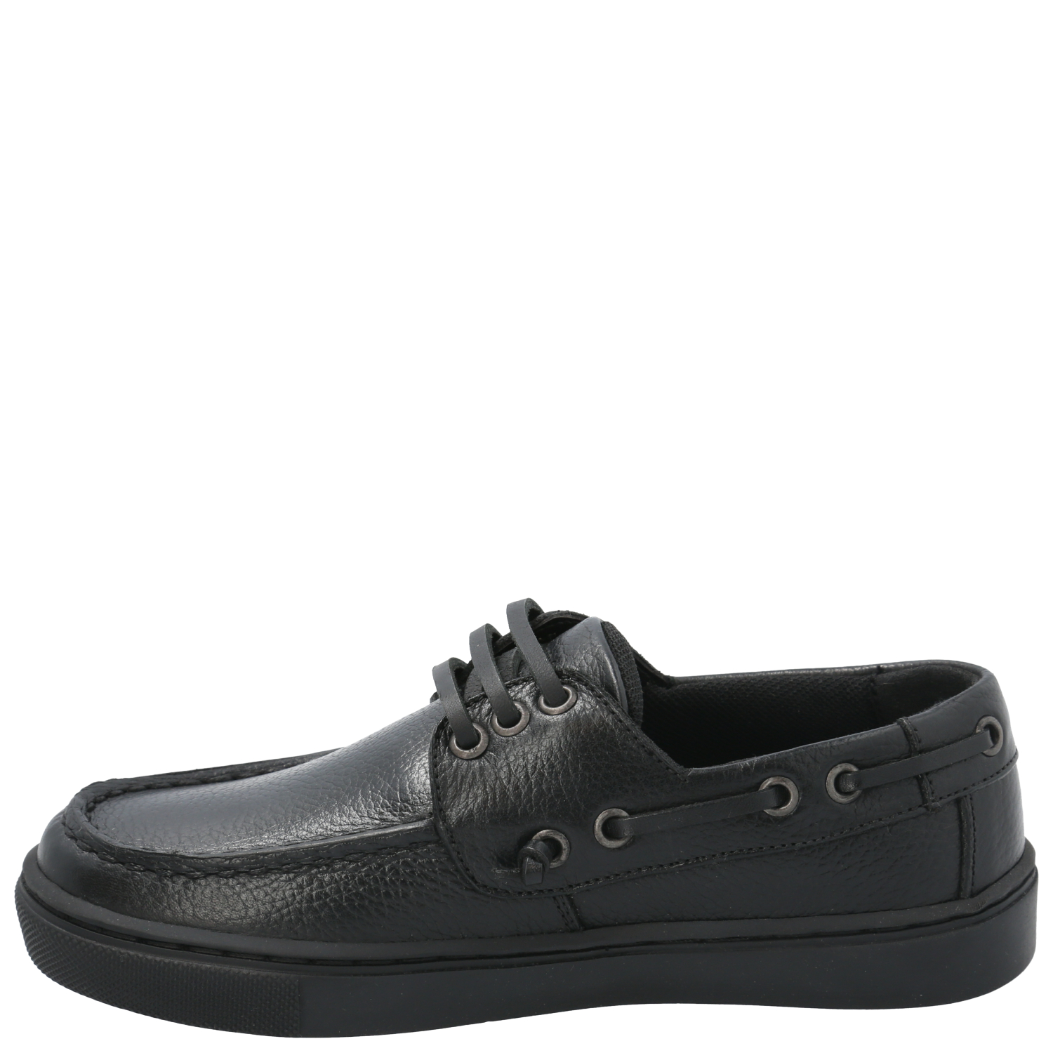 ZAPATO ESCOLAR DE CUERO HUSH PUPPIES DOYLE NEGRO NIÑO - 6