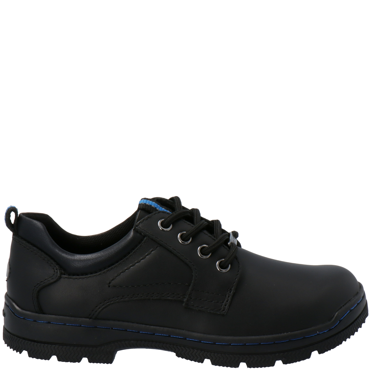ZAPATO ESCOLAR CUERO HUSH PUPPIES NEW I WRK NEGRO NIÑO - 5