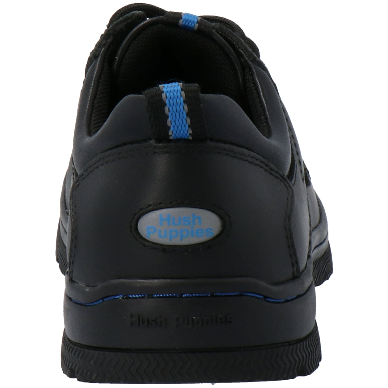 ZAPATO ESCOLAR CUERO HUSH PUPPIES NEW I WRK NEGRO NIÑO - 7