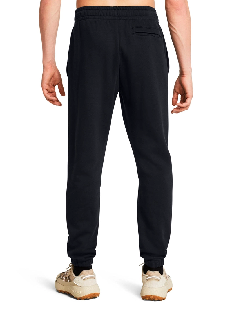 BUZO LIFESTYLE PARA HOMBRE ICON FLEECE NEGRO UA - 5